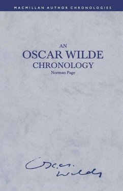 An Oscar Wilde Chronology (eBook, PDF) Cover An Oscar Wilde Chronology (eBook, PDF)