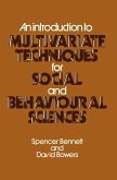 An Introduction to Multivariate Techniques for Social and Behavioural Sciences (eBook, PDF)