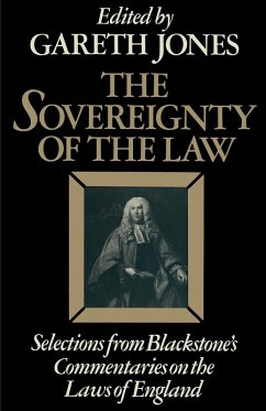 The Sovereignty of the Law (eBook, PDF) - Blackstone, William