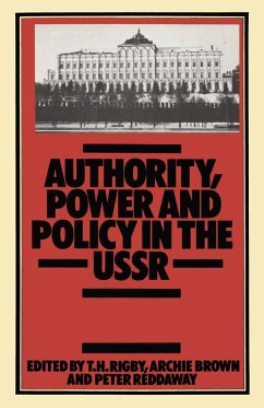 Cover Authority, Power and Policy in the U. S. S. R. (eBook, PDF)