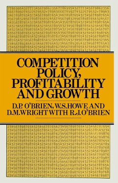 Competition Policy, Profitability and Growth (eBook, PDF) - O'Brien, D. P.