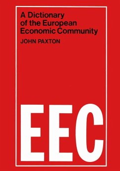 Cover Dictionary of the European Economic Community (eBook, PDF)