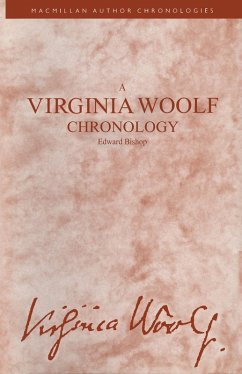 A Virginia Woolf Chronology (eBook, PDF) - Bishop, Edward