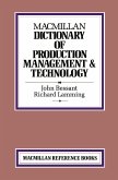 Macmillan Dictionary of Production Technology and Management (eBook, PDF)