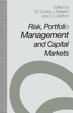 Risk, Portfolio Management and Capital Markets (eBook, PDF) - Cooke, Terence E.