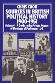 Sources in British Political History 1900-1951 (eBook, PDF)