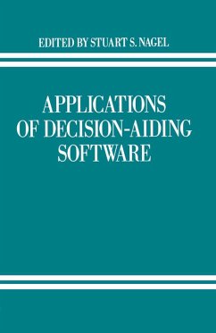 Applications in Decision-aiding Software (eBook, PDF) - Nagel, Stuart S.