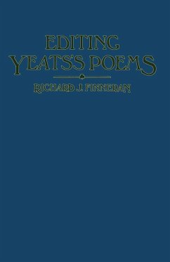 Cover Editing Yeats's Poems (eBook, PDF)