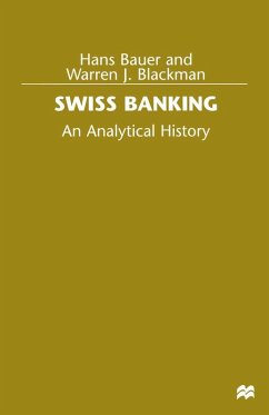 Swiss Banking (eBook, PDF) - Bauer, Hans; Blackman, Warren J.