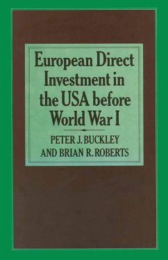 European Direct Investment in the U.S.A. before World War I (eBook, PDF)