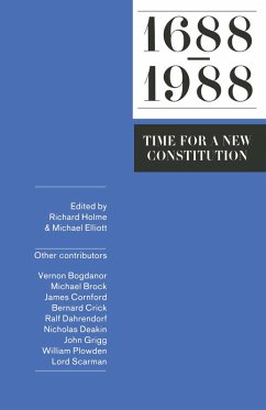 Time for a New Constitutional Change (eBook, PDF) - Holme, Richard; Elliott, Michael