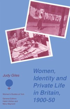 Women, Identity and Private Life in Britain, 1900-50 (eBook, PDF) - Gamble, Andrew; Peele, Gillian