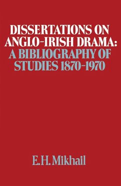 Cover Dissertations on Anglo-Irish Drama (eBook, PDF)