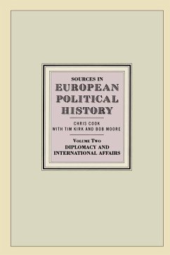Sources in European Political History (eBook, PDF) - Cook, Chris; Moore, Bob; Kirk, Tim