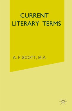Current Literary Terms (eBook, PDF)