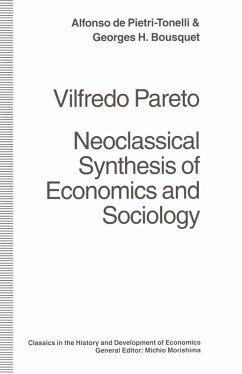 Vilfredo Pareto (eBook, PDF) - De Pietri-Tonelli, Alfonso; Bousquet, Georges H; Bamford, Julia