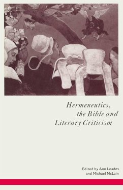 Cover Hermeneutics, the Bible and Literary Criticism (eBook, PDF)