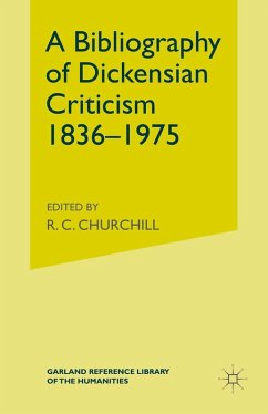 Cover Bibliography of Dickensian Criticism, 1836-1974 (eBook, PDF)
