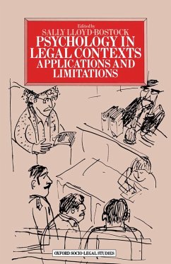 Psychology in Legal Contexts (eBook, PDF) - Bostock, Sally M. Lloyd