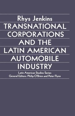 Transnational Corporations and the Latin American Automobile Industry (eBook, PDF) - Jenkins, Rhys