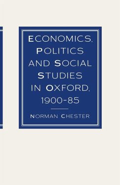 Cover Economics, Politics and Social Studies in Oxford, 1900-85 (eBook, PDF)