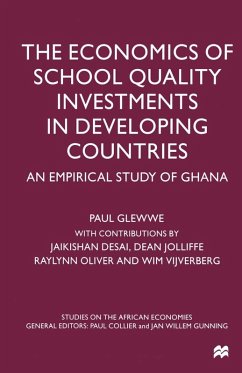 Cover The Economics of School Quality Investments in Developing Countries (eBook, PDF)