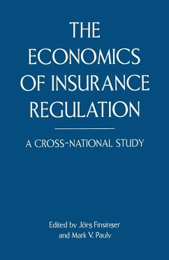 The Economics of Insurance Regulation (eBook, PDF) - Loparo, Kenneth A.; Pauly, Mark V.