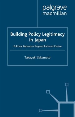 Cover Building Policy Legitimacy in Japan (eBook, PDF)