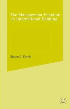 Management Function in International Banking (eBook, PDF) - Davis, Steven I.