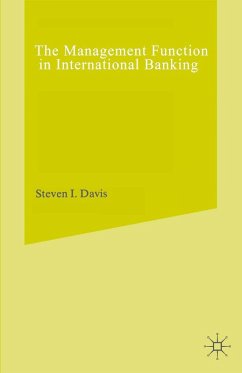 Management Function in International Banking (eBook, PDF)