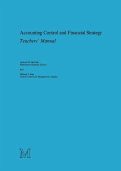 Accounting Control and Financial Strategy (eBook, PDF) - McCosh, Andrew M.; Earl, Michael J.