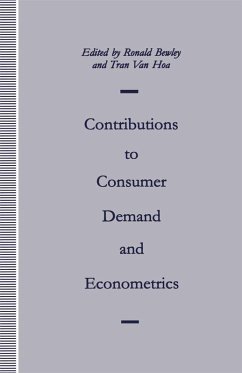 Contributions to Consumer Demand and Econometrics (eBook, PDF) - Bewley, Ronald