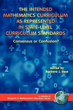 Cover The Intended Mathematics Curriculum as Represented in State-Level Curriculum Standards (eBook, ePUB)