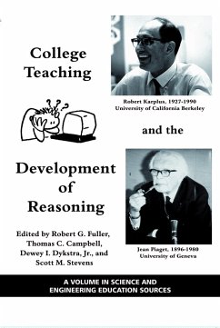 College Teaching and the Development of Reasoning (eBook, ePUB)