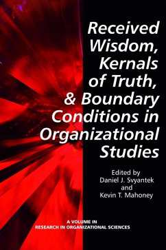 Received Wisdom, Kernels of Truth, and Boundary (eBook, ePUB)