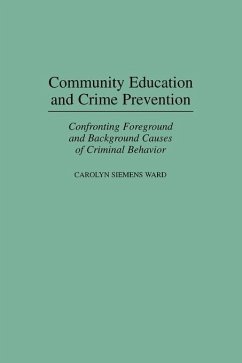 Community Education and Crime Prevention (eBook, ePUB)