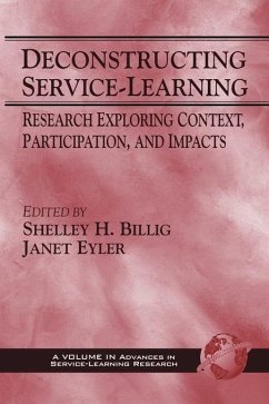 Deconstructing Service-Learning (eBook, ePUB)