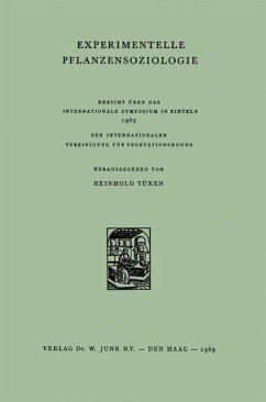 Experimentelle Pflanzensoziologie (eBook, PDF)