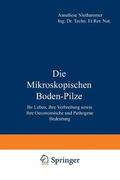 Die Mikroskopischen Boden-Pilze (eBook, PDF)