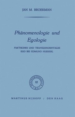 Phänomenologie und Egologie (eBook, PDF)