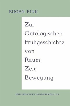 Zur Ontologischen Frühgeschichte von Raum - Zeit - Bewegung (eBook, PDF) Cover Zur Ontologischen Frühgeschichte von Raum - Zeit - Bewegung (eBook, PDF)