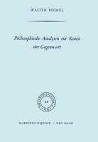 Philosophische Analysen zur Kunst der Gegenwart (eBook, PDF) - Biemel, W.