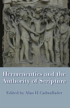 Cover Hermeneutics and the Authority of Scripture (eBook, ePUB)