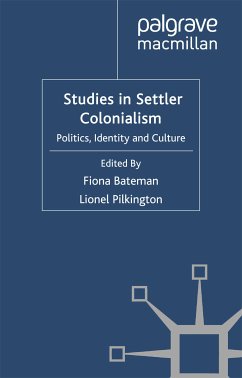 Studies in Settler Colonialism (eBook, PDF)