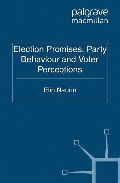 Election Promises, Party Behaviour and Voter Perceptions (eBook, PDF) - Naurin, E.