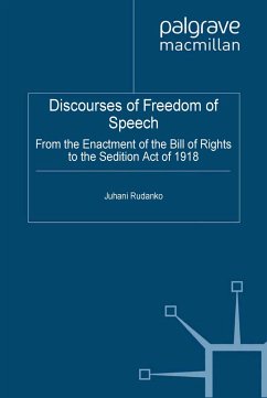 Discourses of Freedom of Speech (eBook, PDF)