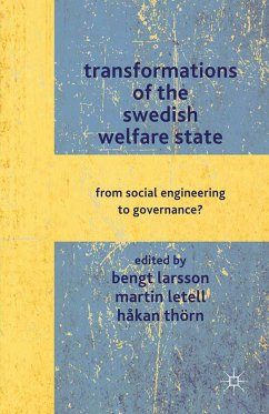 Transformations of the Swedish Welfare State (eBook, PDF)