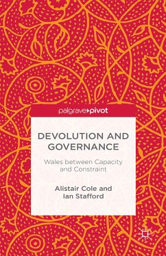 Devolution and Governance (eBook, PDF) - Cole, Alistair; Stafford, Ian