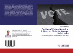 Outline of Voting Behavior: A Study of Christian Colony, Delhi, India - Singh, Brijendra Nath