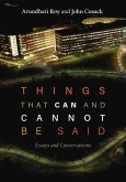 Things That Can and Cannot Be Said (eBook, ePUB)